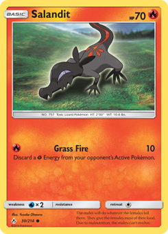 Pokemon Unbroken Bonds Salandit - 30