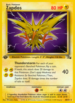 Pokemon Fossil Zapdos - 30