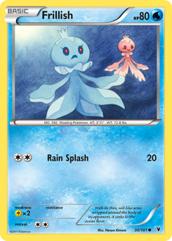 Pokemon Noble Victories Frillish - 30