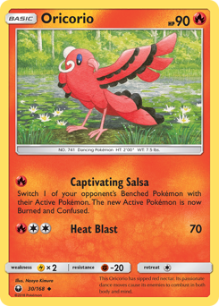 Pokemon Celestial Storm Oricorio - 30