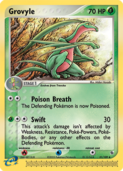 Pokemon Ruby & Sapphire Grovyle - 31