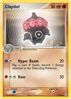 Pokemon Hidden Legends Claydol - 31