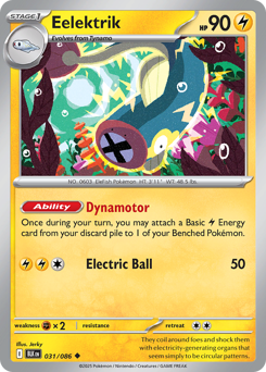 Pokemon Black Bolt Eelektrik - 31