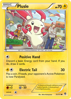 Pokemon Furious Fists Plusle - 31