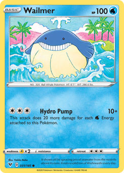Pokemon Vivid Voltage Wailmer - 31