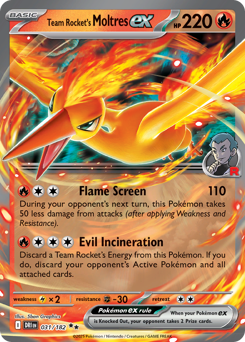 Pokemon Destined Rivals Team Rocket's Moltres ex - 31