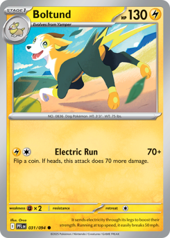 Pokemon Phantasmal Flames Boltund - 31