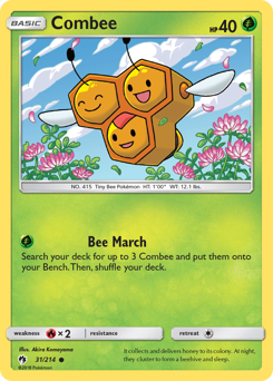Pokemon Lost Thunder Combee - 31