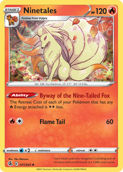 Pokemon Fusion Strike Ninetales - 31