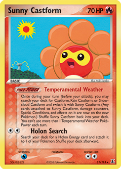 Pokemon Delta Species Sunny Castform - 31