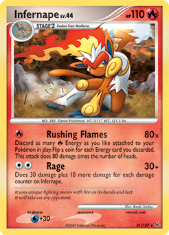 Pokemon Platinum Infernape - 31