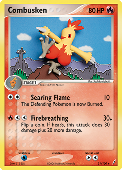 Pokemon Crystal Guardians Combusken - 31