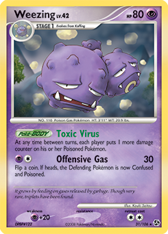 Pokemon Great Encounters Weezing - 31