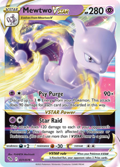Pokemon Pokémon GO Mewtwo VSTAR - 31