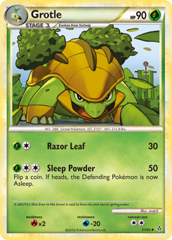 Pokemon HS—Unleashed Grotle - 31