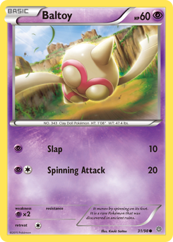 Pokemon Ancient Origins Baltoy - 31