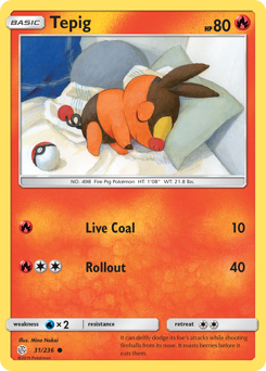 Pokemon Cosmic Eclipse Tepig - 31