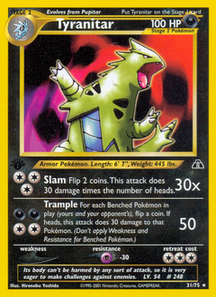 Pokemon Neo Discovery Tyranitar - 31