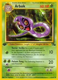 Pokemon Fossil Arbok - 31