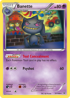 Pokemon Roaring Skies Banette - 31