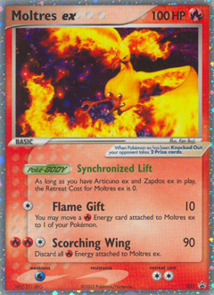 Pokemon Nintendo Black Star Promos Moltres ex - 31