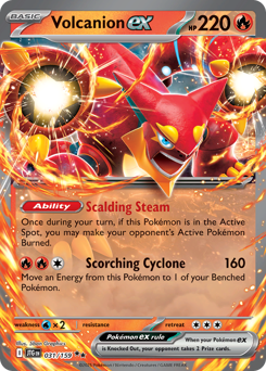 Pokemon Journey Together Volcanion ex - 31