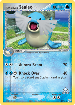 Pokemon Team Magma vs Team Aqua Team Aqua's Sealeo - 31