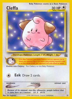 Pokemon Wizards Black Star Promos Cleffa - 31