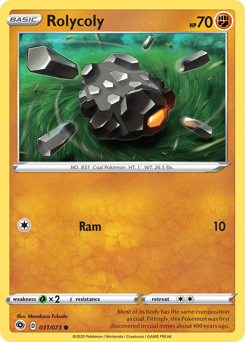 Pokemon Champion's Path Rolycoly - 31