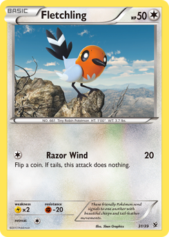 Pokemon Kalos Starter Set Fletchling - 31