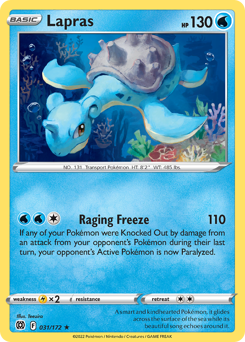 Pokemon Brilliant Stars Lapras - 31