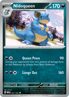 Pokemon 151 Nidoqueen - 31