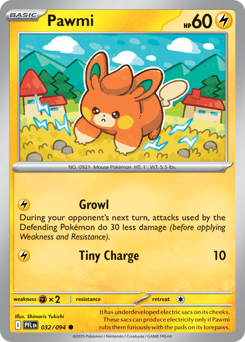 Pokemon Phantasmal Flames Pawmi - 32