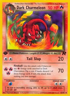 Pokemon Team Rocket Dark Charmeleon - 32