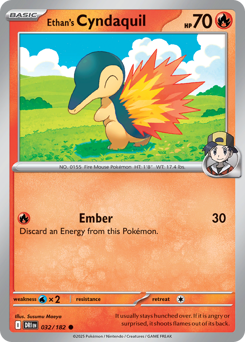 Pokemon Destined Rivals Ethan's Cyndaquil - 32