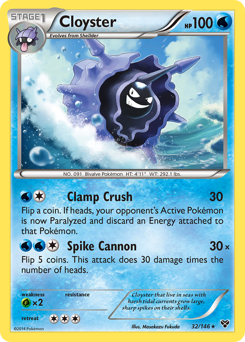 Pokemon XY Cloyster - 32