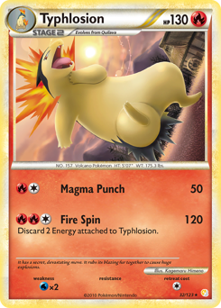Pokemon HeartGold & SoulSilver Typhlosion - 32