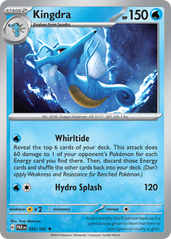 Pokemon Paradox Rift Kingdra - 32