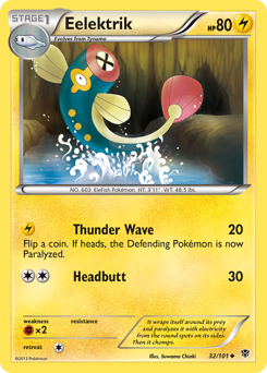 Pokemon Plasma Blast Eelektrik - 32
