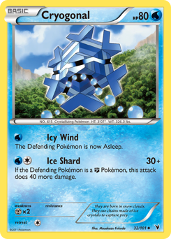 Pokemon Noble Victories Cryogonal - 32