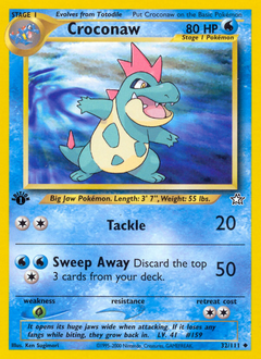 Pokemon Neo Genesis Croconaw - 32