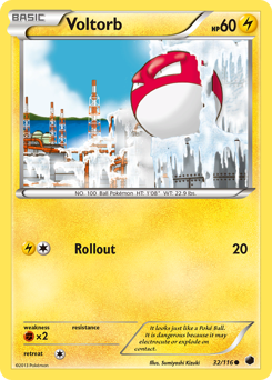 Pokemon Plasma Freeze Voltorb - 32