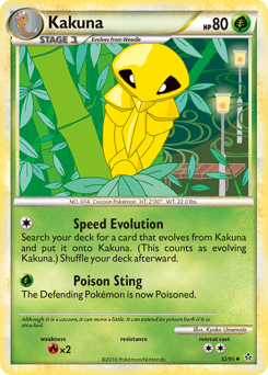 Pokemon HS—Unleashed Kakuna - 32