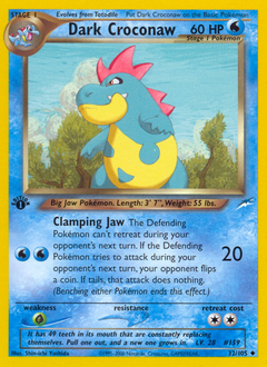 Pokemon Neo Destiny Dark Croconaw - 32