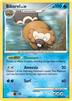 Pokemon Stormfront Bibarel - 32