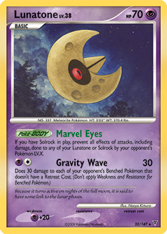 Pokemon Supreme Victors Lunatone - 32