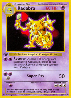 Pokemon Base Kadabra - 32
