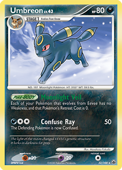 Pokemon Majestic Dawn Umbreon - 32