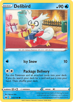 Pokemon Chilling Reign Delibird - 32