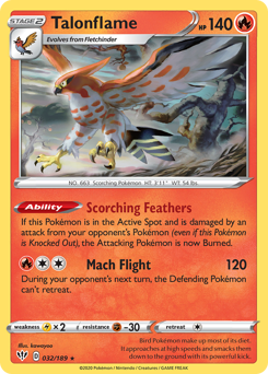Pokemon Darkness Ablaze Talonflame - 32